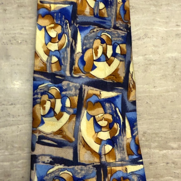 ArtSmart Silk Tie from the Marina Picasso Collection Long / Tall 66" - Picture 3 of 10